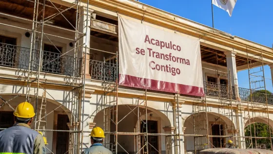 Acapulco recibe respaldo federal para obras y recuperación tras huracanes, dice la alcaldesa