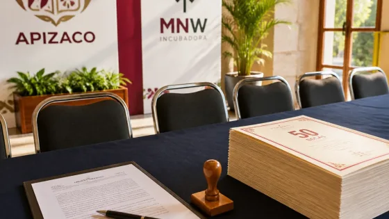 Apizaco ofrecerá 50 becas para emprendedores mediante convenio con MNW Incubadora