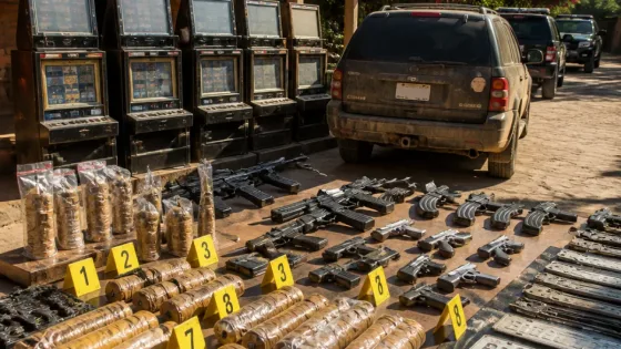 Aseguran explosivos, armas y equipo táctico en operativos en La Yesca y Compostela