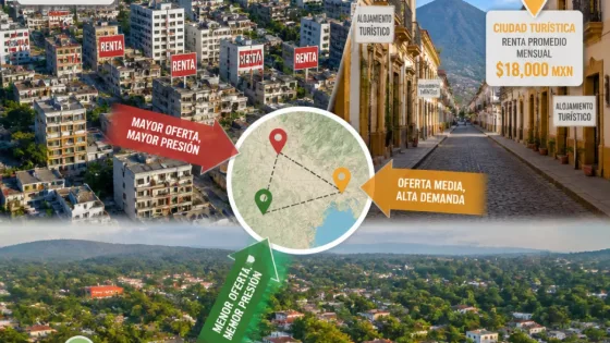 Comitán en el mapa de rentas: cómo se compara con Tuxtla y San Cristóbal