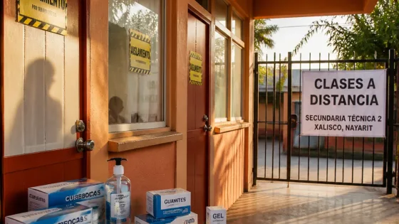 Confirman brote de influenza en secundaria con internado de Xalisco: 55 casos entre internos