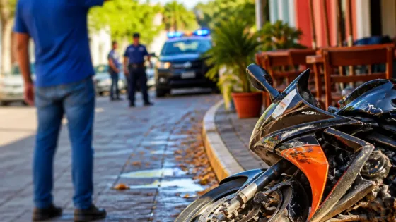 Detenido en Valladolid tras patear una motocicleta en disputa en el Paseo Arco de Ladrillo