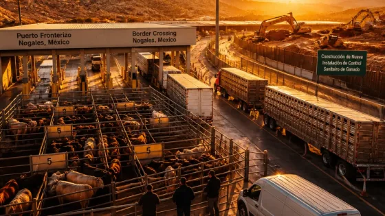 EE. UU. evalúa puerto de Nogales para posible reanudación de importación de ganado