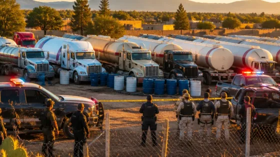 En Apizaco aseguran 211,800 litros de gasolina; autoridades y redes difieren sobre presuntos responsables