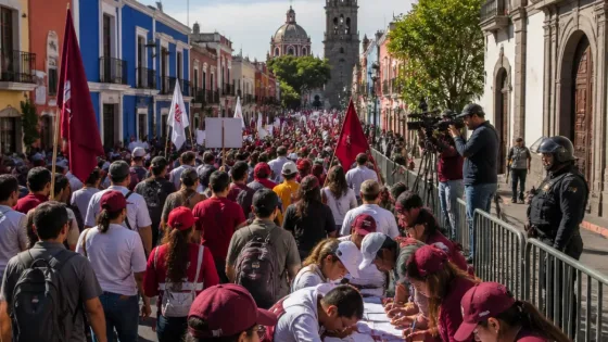Gabriela “La Bonita” Sánchez formaliza su registro con Morena para buscar la alcaldía de Puebla