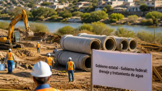 Gobierno federal y estatal destinan 155 mdp a drenaje y tratamiento de agua en Piedras Negras