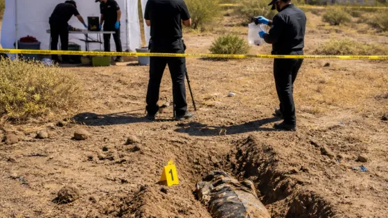Localizan restos humanos en fosa clandestina en San Luis Rio Colorado