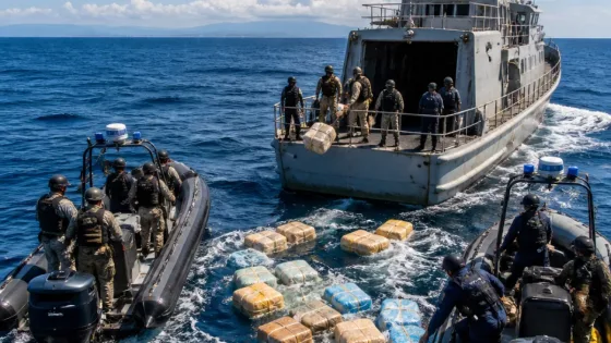 Marina asegura 1,600 kg de presunta cocaína frente a Lázaro Cárdenas; suma a decomiso previo