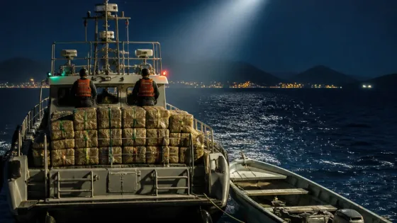 Marina asegura 1.9 toneladas de presunta cocaína y detiene a dos frente a costas de Guerrero