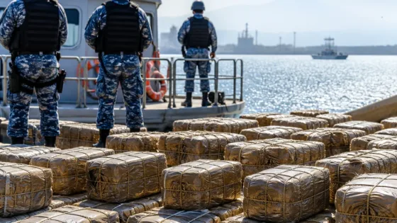 Marina asegura más de 1.6 toneladas de presunta cocaína frente a las costas de Michoacán