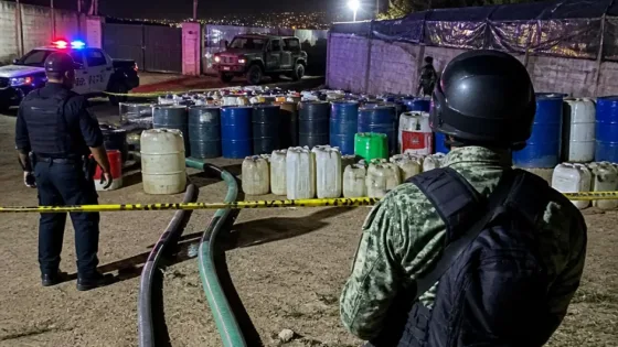 Pachuca: Aseguran más de 20 mil litros de huachicol en inmueble de Santiago Tlapacoya