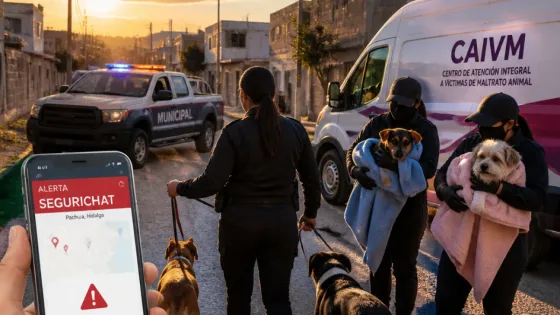 Pachuca: autoridades rescatan cuatro perros tras dos reportes por abandono