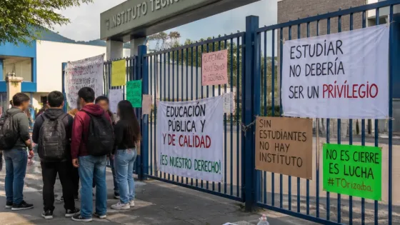 Paro indefinido en el Tecnológico de Orizaba tras rechazo de cronograma; alumnos piden garantías