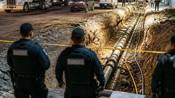 Santa Catarina: cateo federal asegura tomas clandestinas, pipa y arma en zona industrial