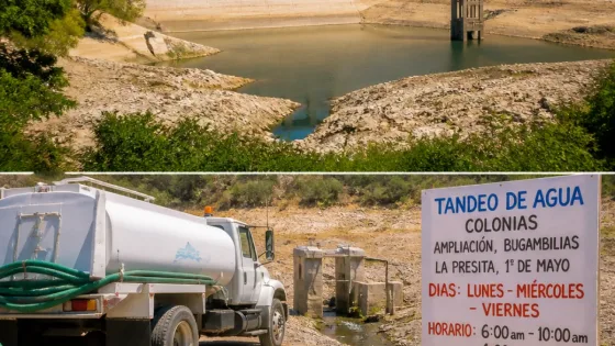 Sequía reduce en Ciudad Victoria la aportación de La Peñita y pozos, tensando el abasto