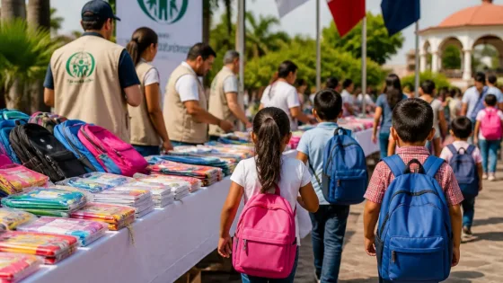 Tapachula: entrega de kits escolares busca mantener la educación de niñas y niños migrantes