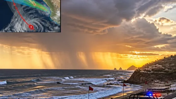 Tormenta Polo se intensifica en el Pacífico y su proyección apunta hacia Baja California Sur