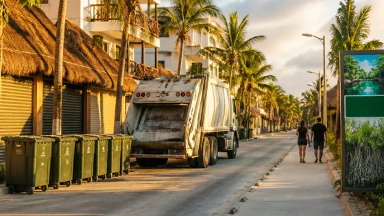 Tulum registra hasta 5 mil toneladas mensuales menos de basura por la caída turística