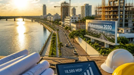 Villahermosa 2030: inversión por 52,289 mdp para reactivar la economía local