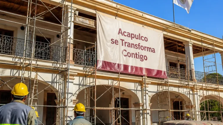 Acapulco recibe respaldo federal para obras y recuperación tras huracanes, dice la alcaldesa