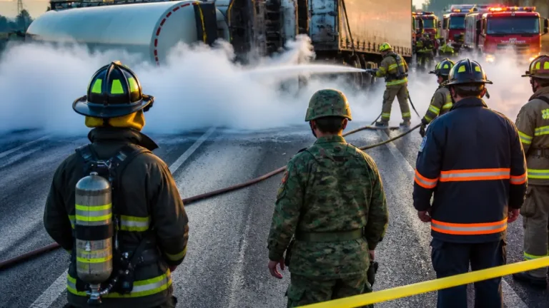 Accidente en la carretera Toluca‑Tenango deja fuga de gas y un muerto; vialidad cerrada