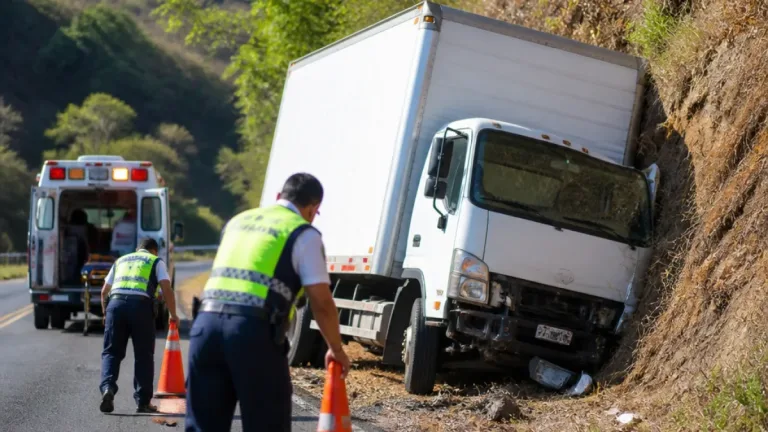 Accidente en la sierra de Zihuatanejo deja a un conductor lesionado tras salirse de la carretera