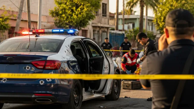 Agreden a balazos a policía municipal en Aguaruto, Culiacán; se reporta estable