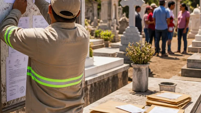 Aguascalientes inicia notificaciones por adeudos en panteones; advierten riesgo de exhumaciones