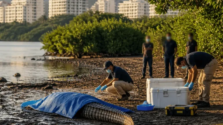 Alerta en Puerto Vallarta por 11 cocodrilos muertos; SEMADET coordina investigaciones