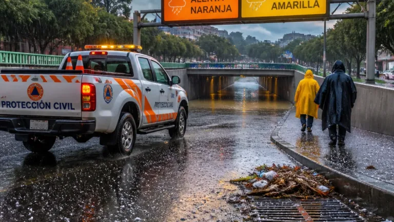 Alerta naranja y amarilla en nueve alcaldías de la CDMX por lluvias; prevén posible granizo