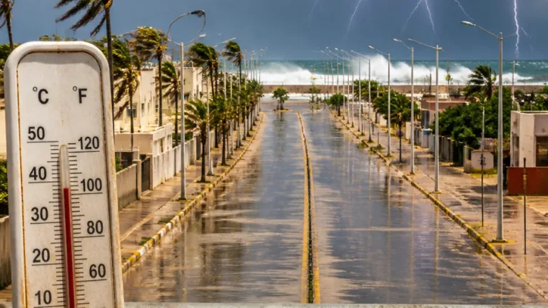 Alerta por lluvia fuerte y vientos: Yucatán registra hasta 42 °C y rachas de 60 km/h