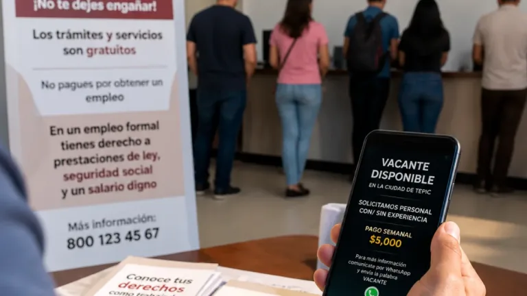 Alertan en Nayarit sobre trabajos bien pagados pero sin seguridad social y fraudes en vacantes