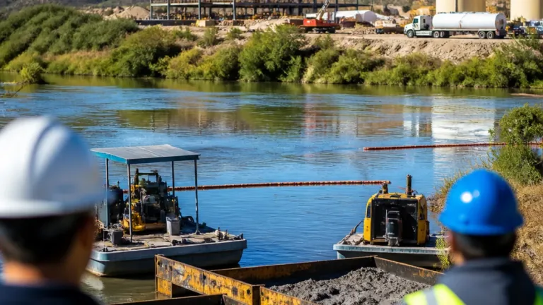 Anuncian plan de remediación y hospital para comunidades afectadas por el derrame del Río Sonora