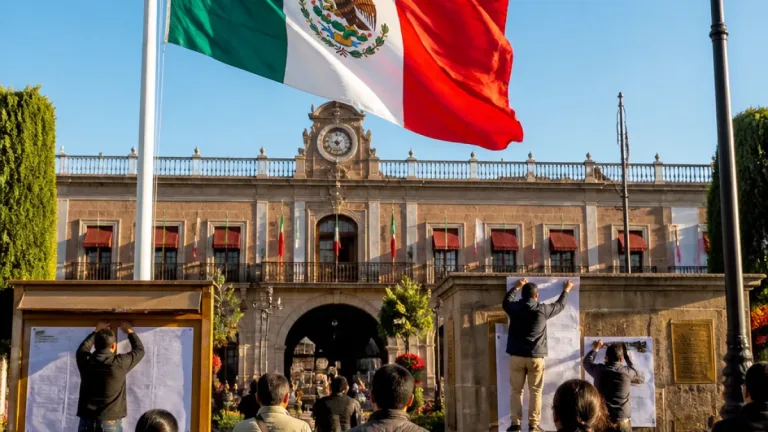 Apizaco inicia septiembre con izamiento del Lábaro Patrio y colocación de Bandos Solemnes