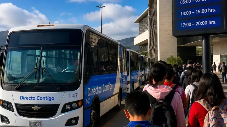 Apodaca refuerza movilidad estudiantil con el programa gratuito 'Directo Contigo'