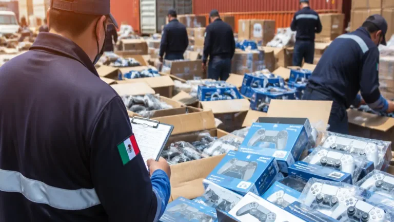 Aseguran en Manzanillo 22 mil controles de videojuego que imitan marcas de Sony y PlayStation