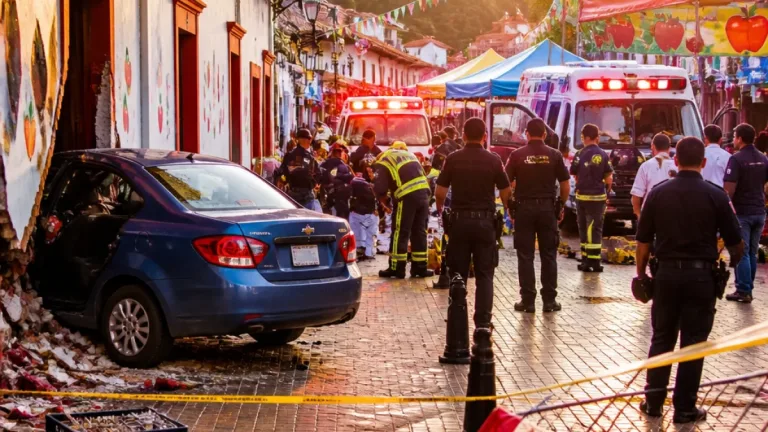 Atropellamiento en Zacatlán deja 15 heridos; arrestan al conductor durante la Feria de la Manzana