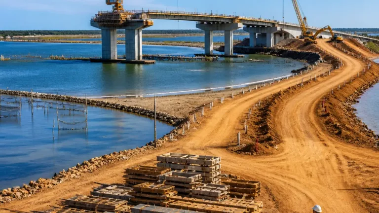 Avanza 45% el puente Bellavista–Boca del Río–Las Glorias; será motor económico y turístico