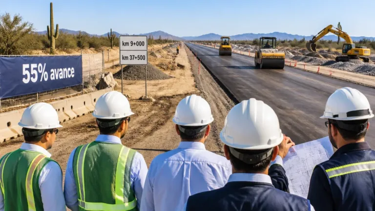 Avanza 55% modernización de la carretera Hermosillo–Bahía de Kino; abrirán tramo ampliado en octubre