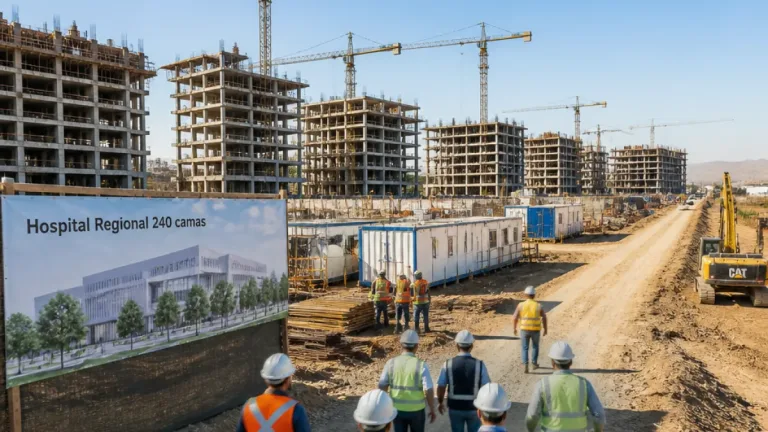 Avanza construcción del Hospital Regional de 240 camas en San Jose del Cabo; reportan 4.28% completado