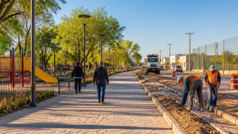 Avanza en Lerdo la rehabilitación del Parque Victoria con inversión de 7 millones