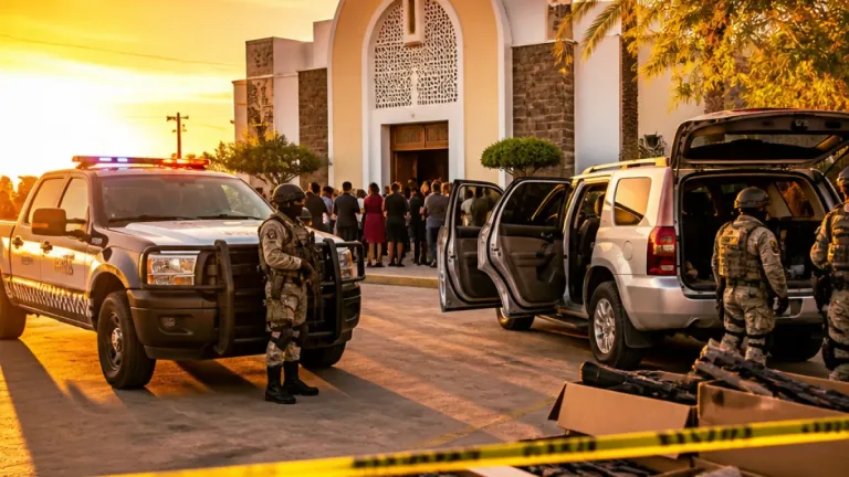 Balacera durante misa en Los Mochis provoca persecución y detenciones en la ciudad