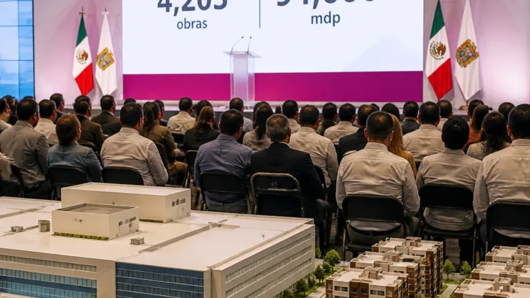 Bedolla presenta 4,203 obras y 94,000 mdp en inversión en su Quinto Informe de Gobierno