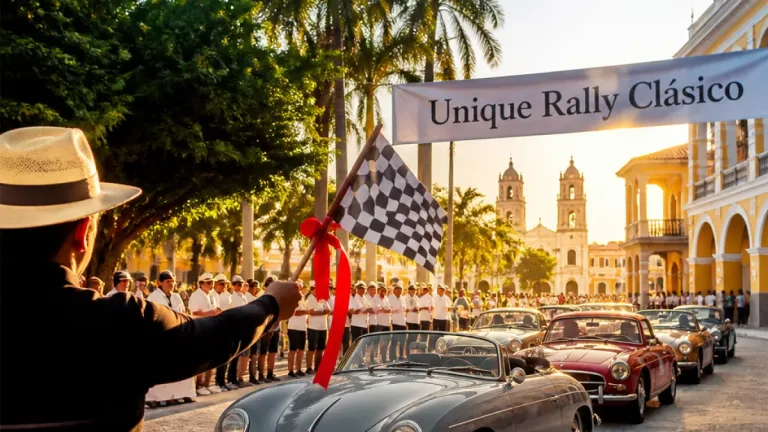 Campeche despide al museo rodante: 30 autos clásicos arrancan rumbo a Mérida