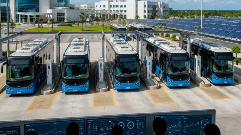 Chetumal alista electroterminal y cinco autobuses eléctricos Taruk para primera ruta
