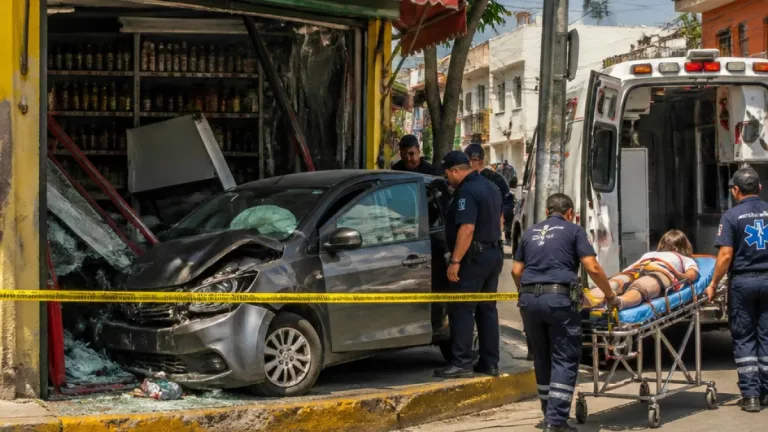 Choque con abandono en colonia Moctezuma impacta a vecinos de Tuxtla Gutierrez
