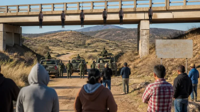 Cinco cuerpos colgados en comunidad de Zacatecas reavivan la violencia en un corredor estratégico