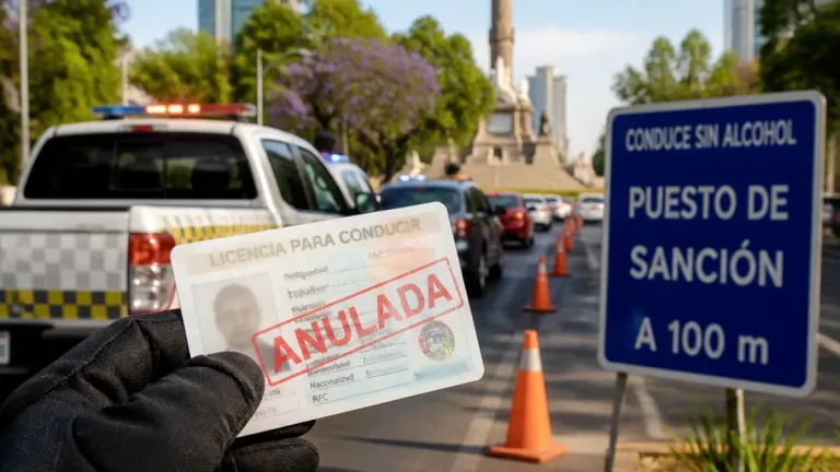 Ciudad de Mexico endurece sanciones: podrían anular licencia por infracciones graves