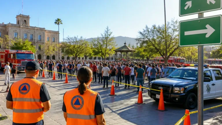 Coahuila moviliza a más de 109,000 personas en el Segundo Simulacro Nacional 2026
