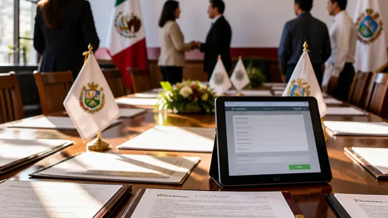 Colima impulsa agilización y digitalización de trámites tras primer año de la Junta Empresarial
